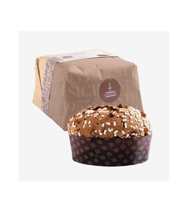 FIASCONARO PANETTONE ALLE NOCCIOLE KG 1 - FIASCONARO PANETTONE ALLE NOCCIOLE KG 1