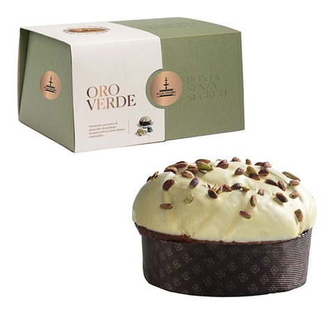 FIASCONARO PANETTONE ORO VERDE KG 1 CON SCATOLA - FIASCONARO PANETTONE ORO VERDE KG 1 CON SCATOLA